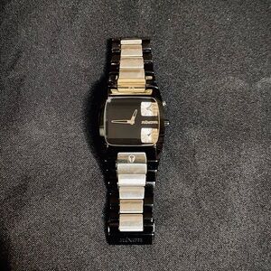 Nixon Two-Tone Black and Silver Watch